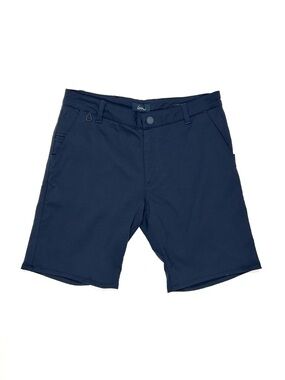 Imperial Motion Short Men’s 32 Dark Blue Belt Loops Zip Fly 2 Way Stretch